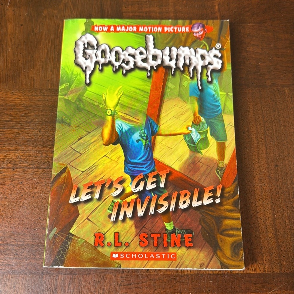 Goosebumps Unnumbered Let’s Get Invisible #6 R.L. Stine  Book